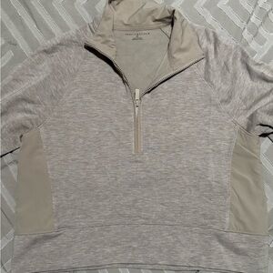 Women’s Travis Mathew Light tan quarter zip Sweater